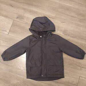 Old Navy Water Resistant Black Rain Coat for Fall or Winter Size 3T